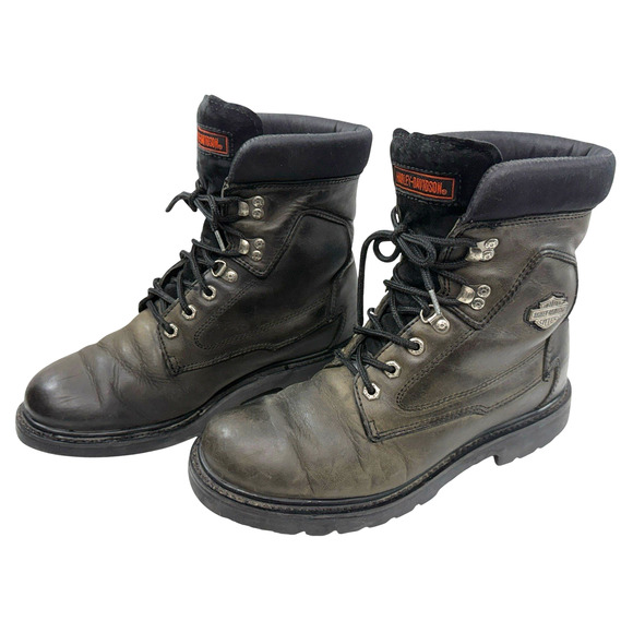 Harley Davidson Boots Men Size 10 Wolverine Badlands Motorcycle Riding Ankle - Picture 1 of 12